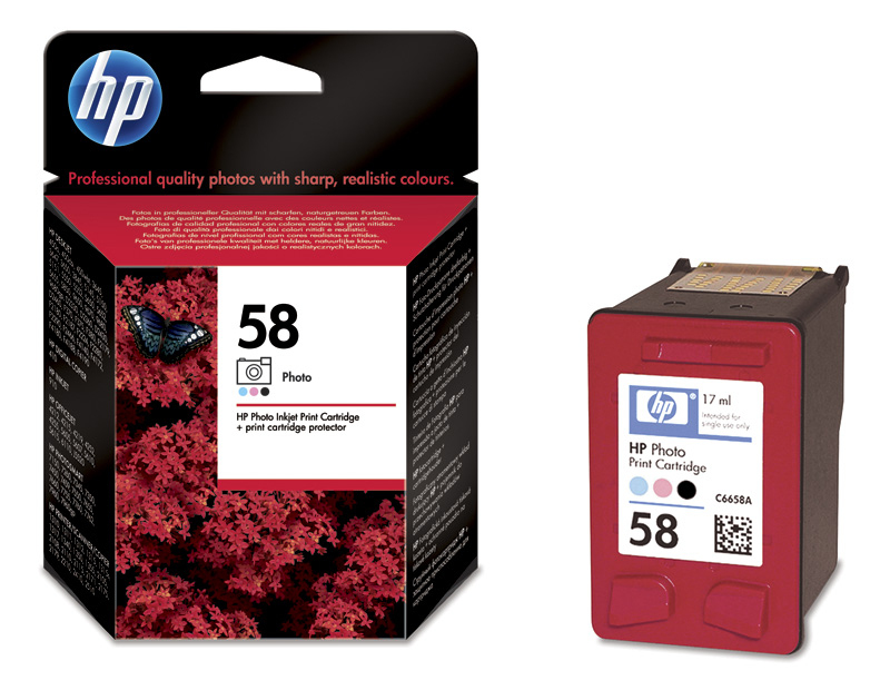 HP C6658AE ink cartridge 1 pc(s) Original Black, Cyan, Magenta