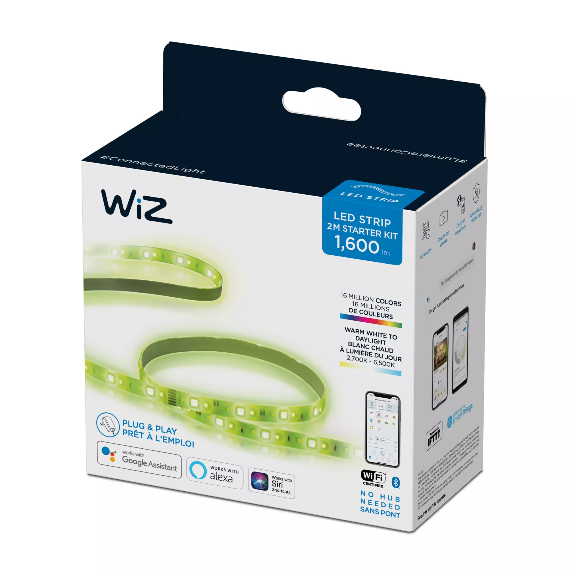 WiZ 046677560805 smart lighting Smart strip light Wi-Fi/Bluetooth – image 3