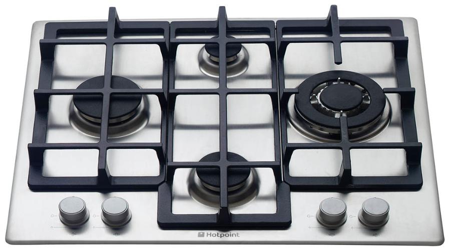 Hotpoint GE641TX hob Stainless steel Built-in Gas 4 zone(s)