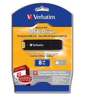 Verbatim Store 'n' Go USB 2.0 Carry It Easy 8GB, Black – image 4