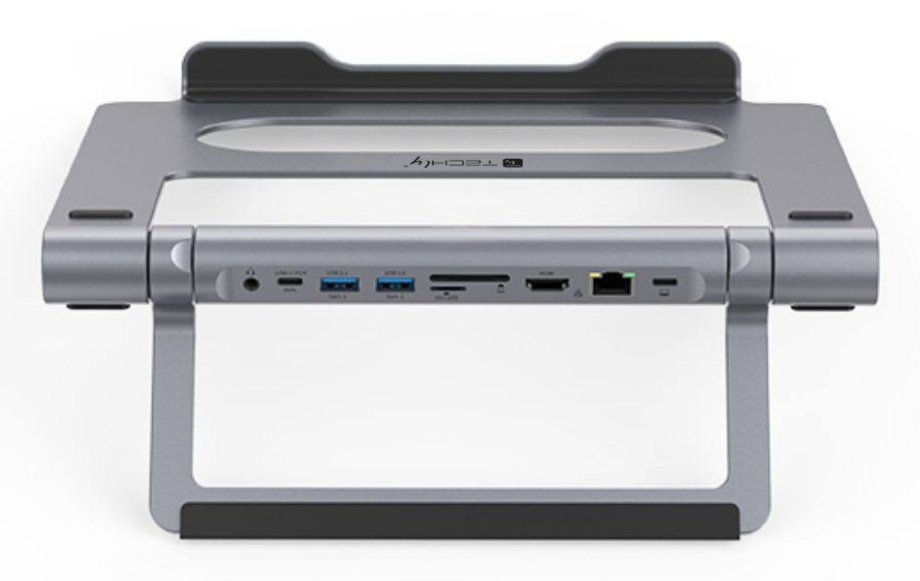 Techly ICA-NTB-DOCK91 Wired USB 3.2 Gen 1 (3.1 Gen 1) Type-C Silver – image 4