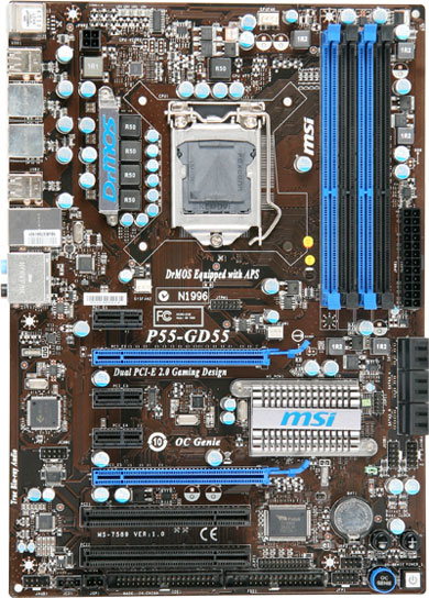 MSI P55-GD55 motherboard LGA 1156 (Socket H) ATX