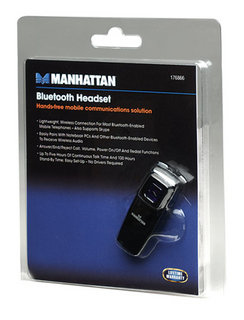 Manhattan 176866 headphones/headset Wireless In-ear USB Type-A Bluetooth Black – image 5