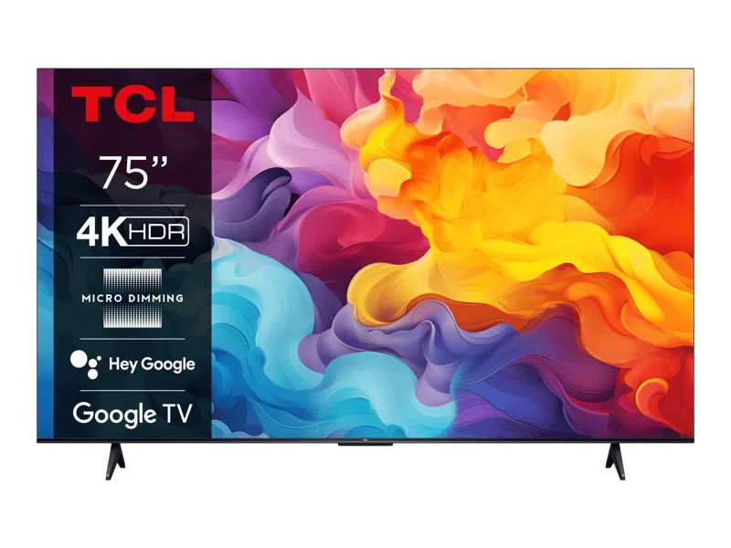 TCL V6B 75V6B TV 1905 cm (75") 4K Ultra HD Smart TV Wi-Fi Titanio