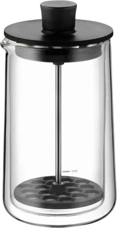 632516040 Handheld electric milk frother Black, Transparent