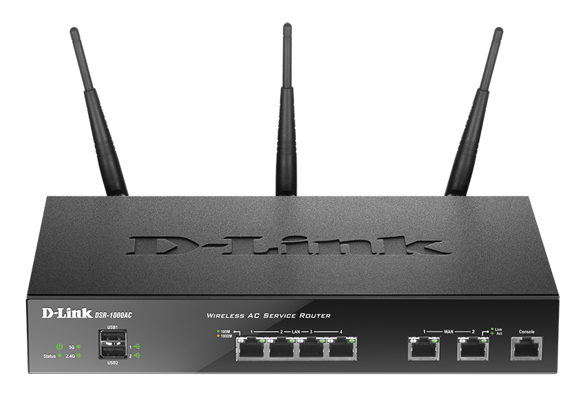 D-Link DSR-1000AC wireless router Gigabit Ethernet Dual-band (2.4 GHz – image 2
