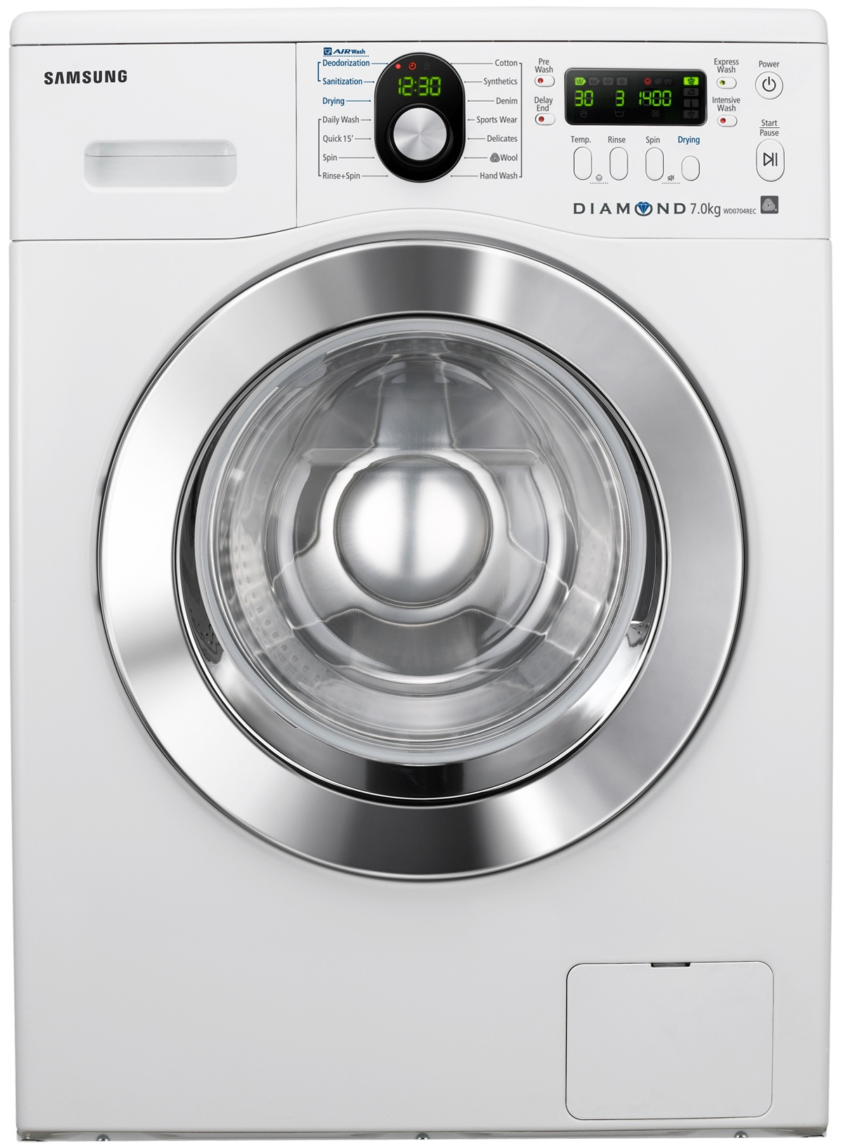 Samsung WD0704REC washer dryer Freestanding Front-load White