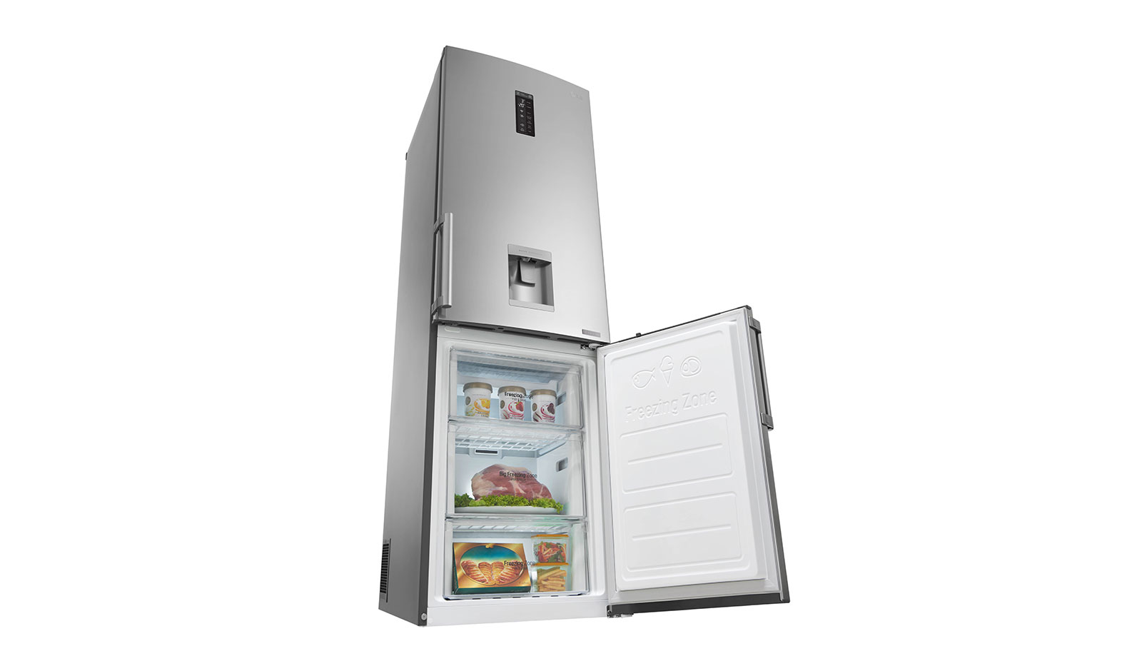 LG GBS6226BPS fridge-freezer Freestanding – image 9
