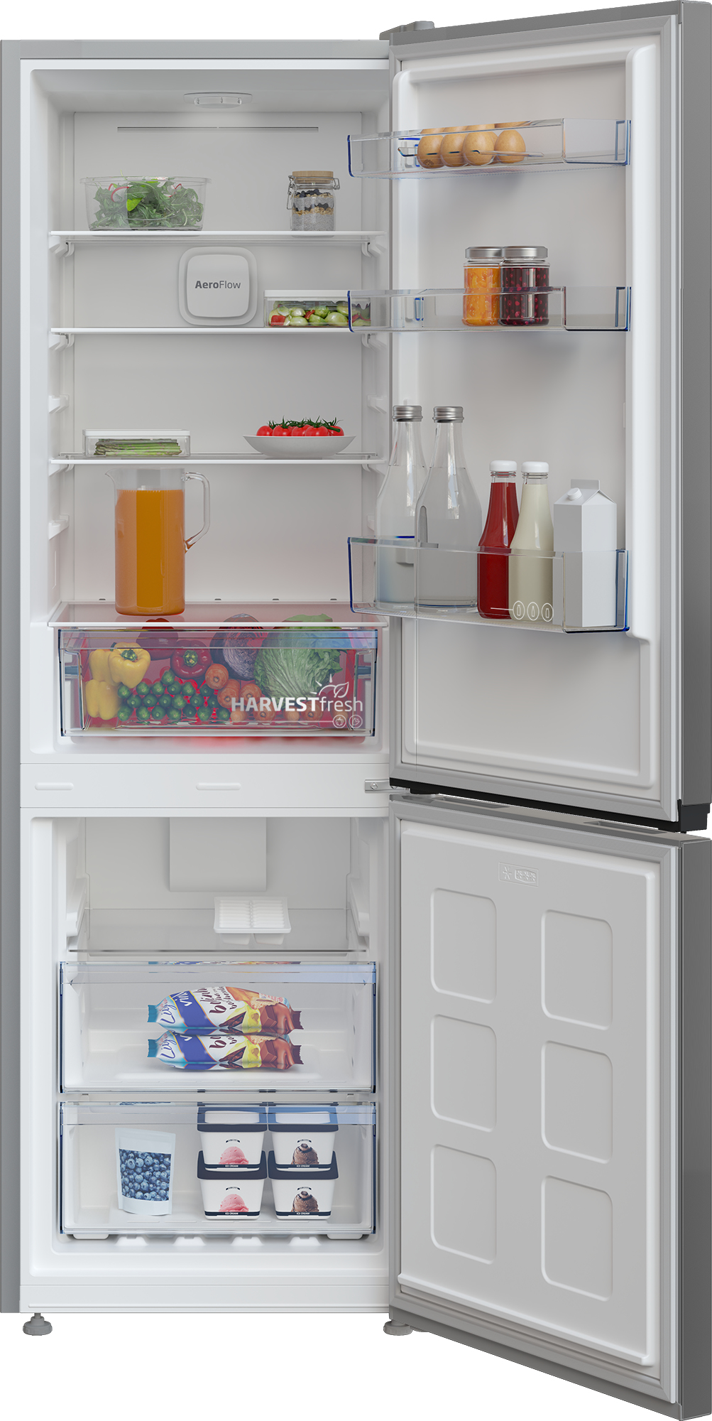 Beko B1RCNA344S fridge-freezer Freestanding – image 4