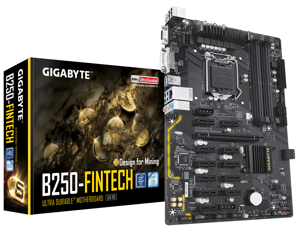 GIGABYTE GA-B250-FinTech (rev. 1.0)