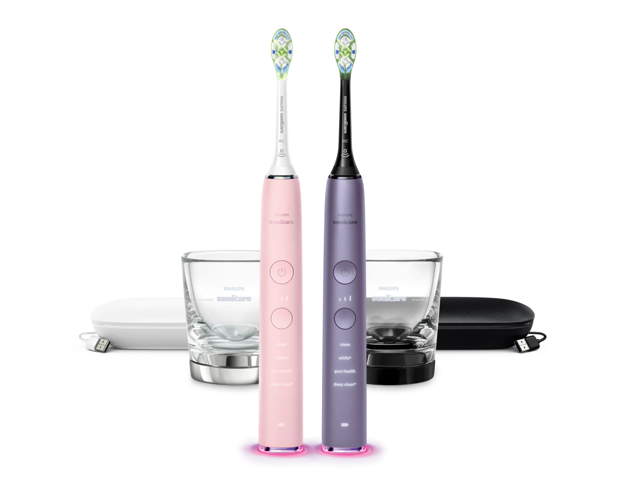 Philips HX9905/82 electric toothbrush Adult Sonic toothbrush Purple, Pink