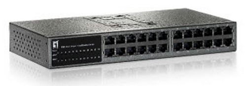 LevelOne FSW-2421 network switch Unmanaged Black