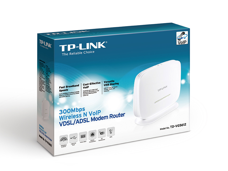 TP-Link TD-VG5612 wireless router Fast Ethernet Single-band (2.4 GHz) White – image 5