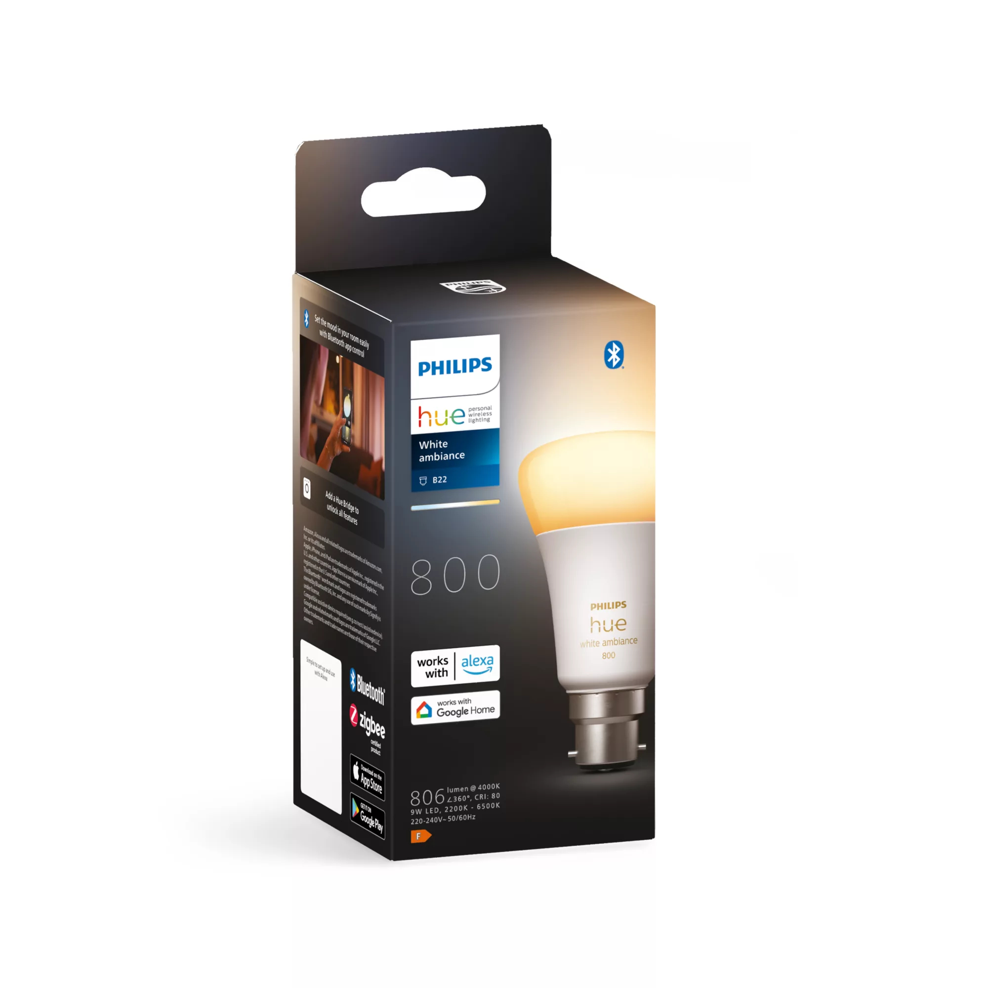 Philips by Signify Philips Hue White ambience A60 – B22 smart bulb – 800 – image 3