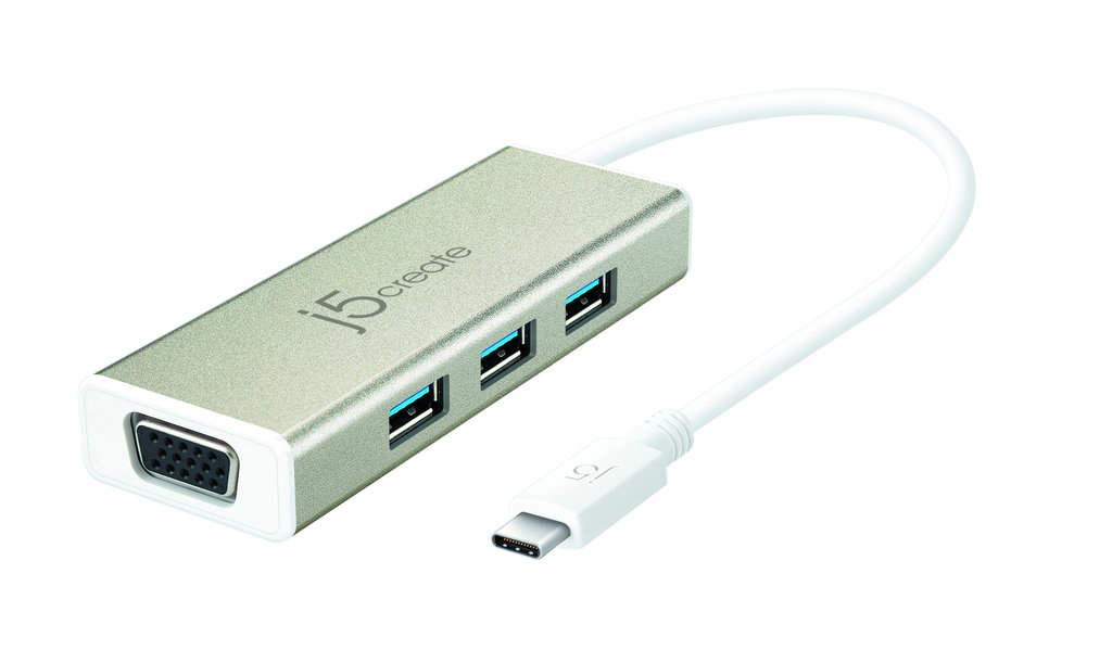 j5create USB Hub with VGA