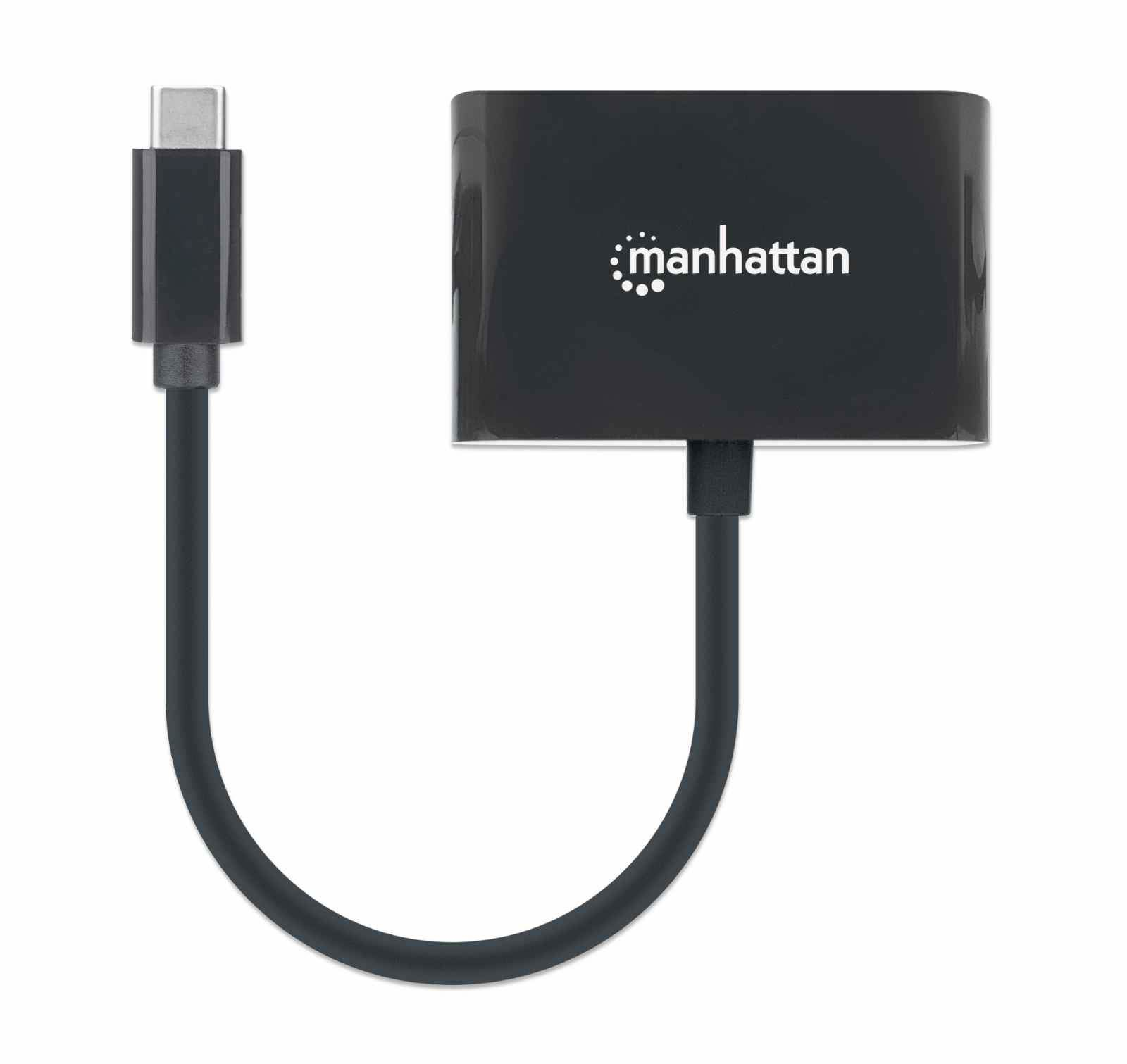Manhattan USB-C to DVI-I and USB-C (inc Power Delivery), 1080p@60Hz – image 5