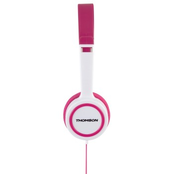 Hama HED1105P Headphones Wired Head-band Music White, Pink – image 3