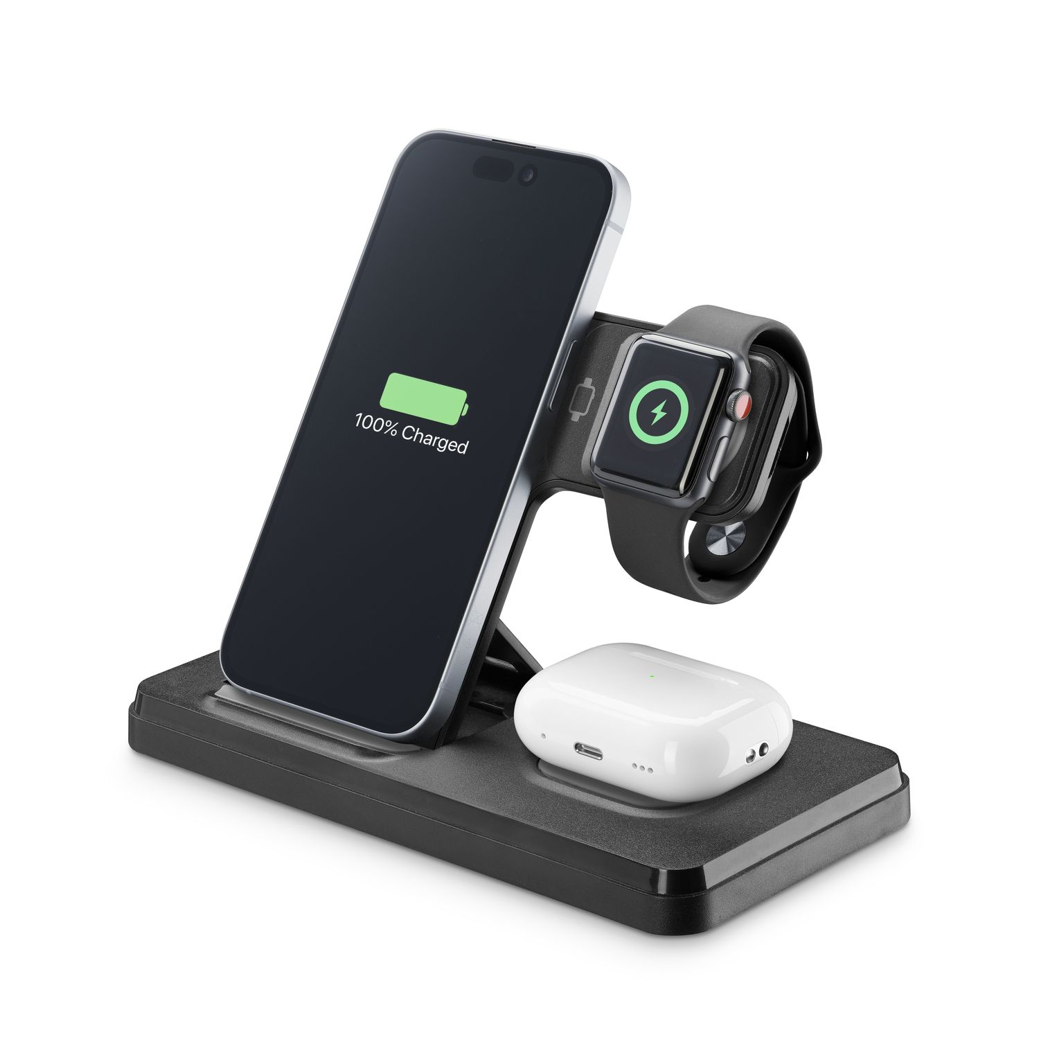 Tech Pop 8018080485701 mobile device dock station Smartwatch/Smartphone Black – image 1