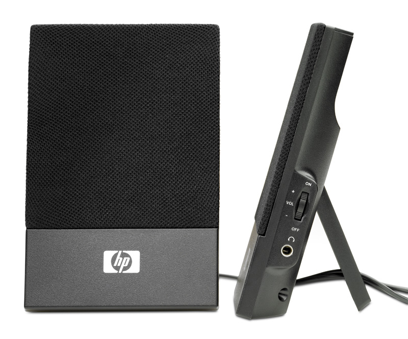 HP 636917-001 loudspeaker 2-way Black Wired