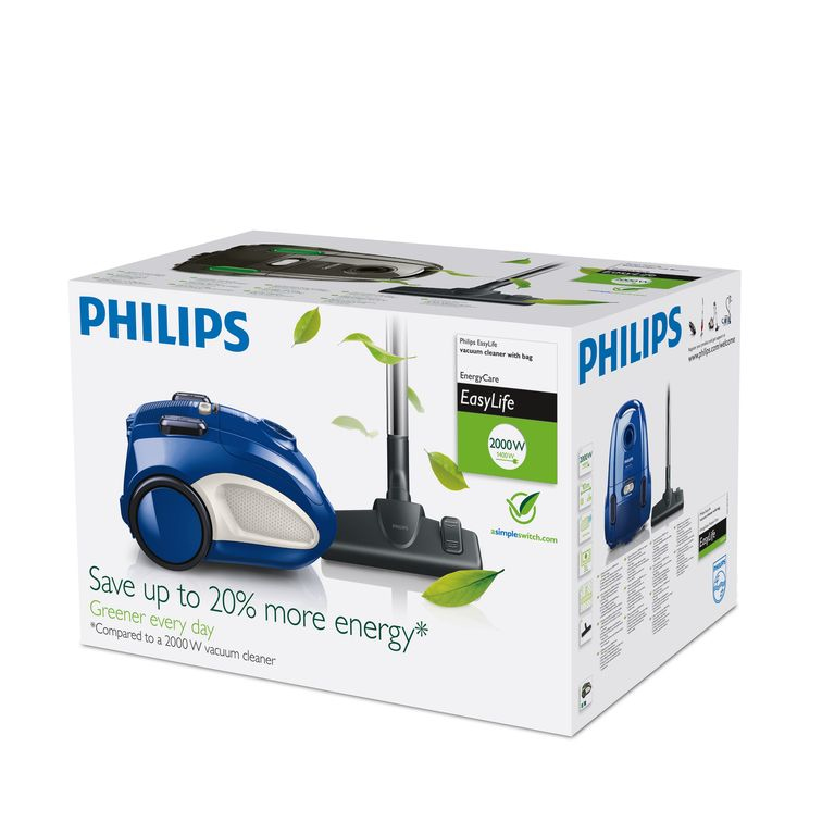 Philips EasyLife Vacuum cleaner with bag FC8134/11 – image 2