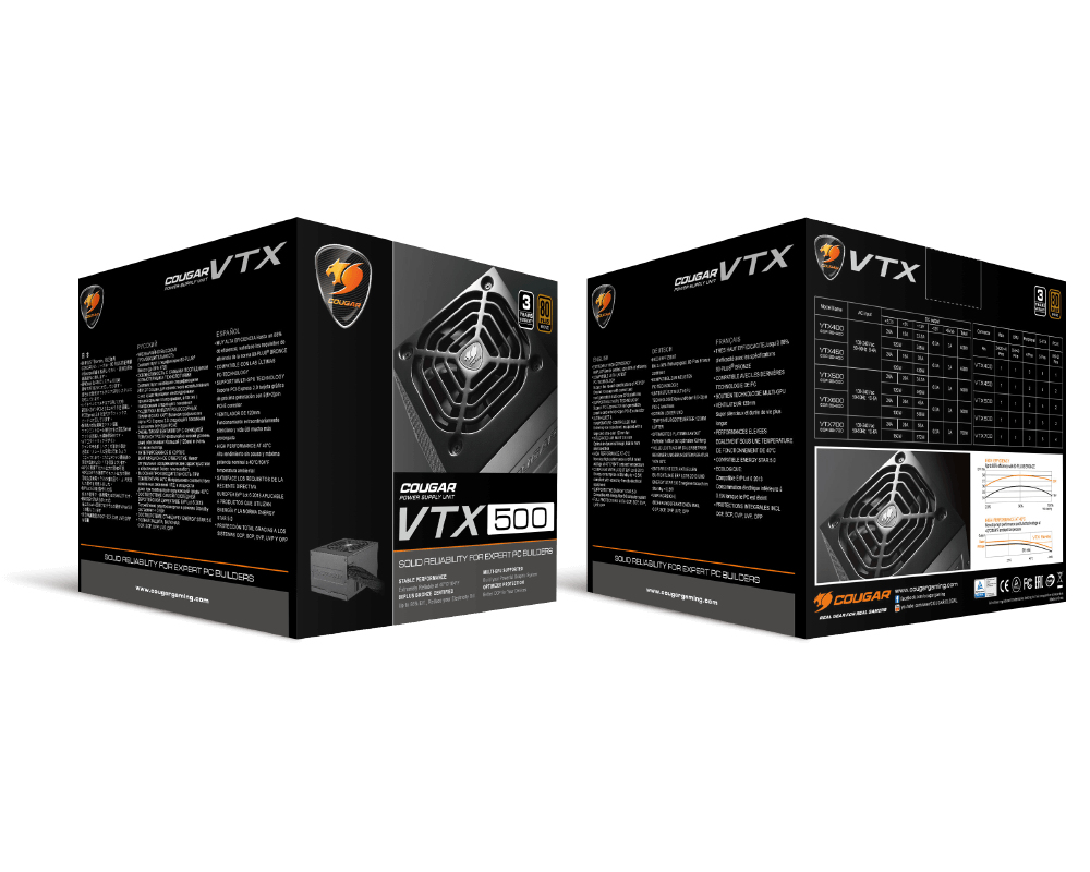 COUGAR VTX400 power supply unit – image 8