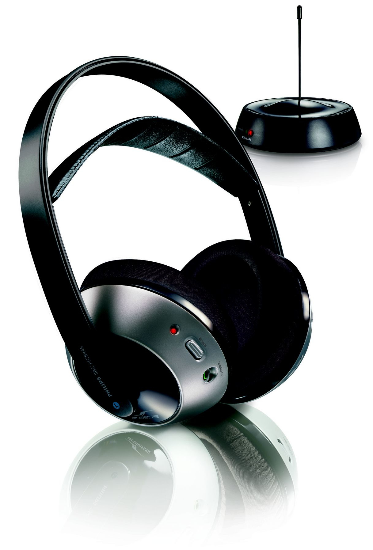 Philips SBCHC8440/00 headphones/headset Wireless Head-band Music Black