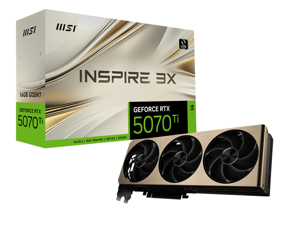 GeForce RTX 5070 Ti 16G INSPIRE 3X