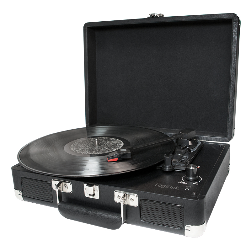 LogiLink UA0270 audio turntable Belt-drive audio turntable Black – image 3