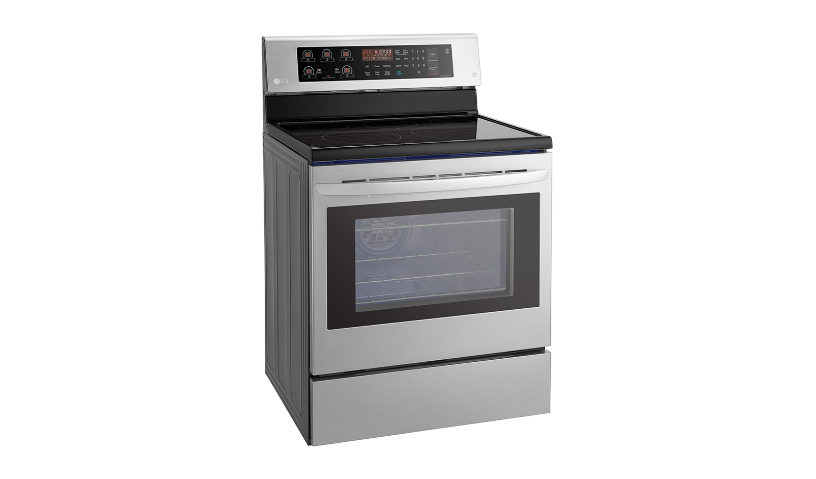 LG LRE3193ST cooker Freestanding cooker Electric Zone induction hob Stainless steel – image 4