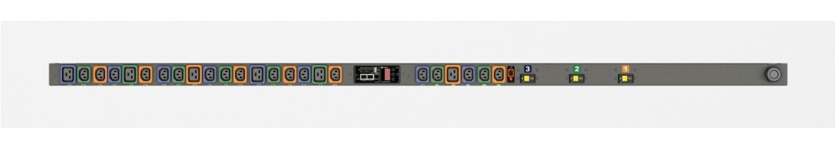 Vertiv Geist MNR3EGB1-24PH68-3TL15A0A10-S-A power distribution unit (PDU) 36 AC outlet(s) 0U Black