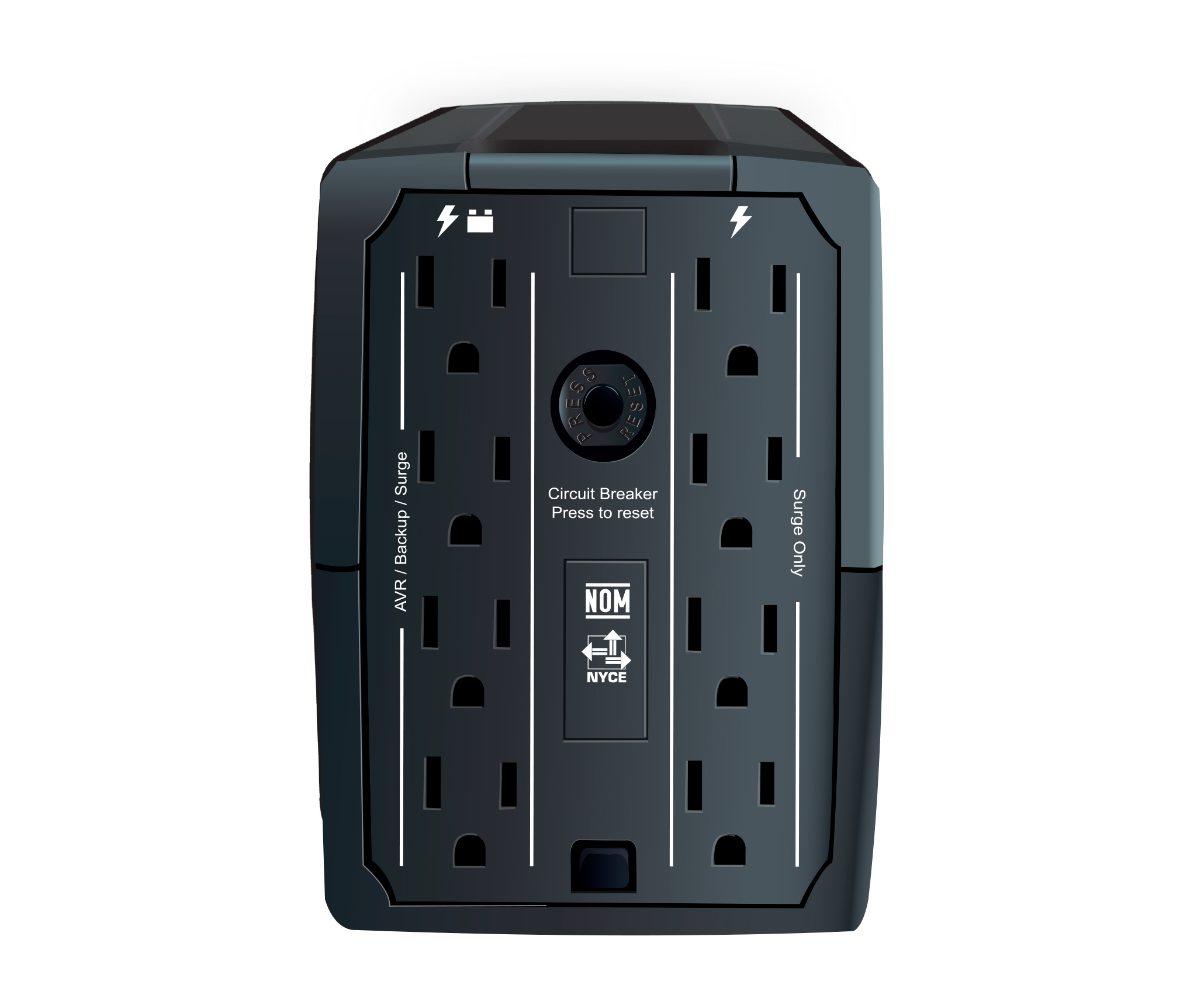 No Break Cdp R Upr 758 750 Va, 375 W, Negro, Color Blanco - R-UPR 758 No Break Cdp R Upr 758 750 Va, 375 W, Negro, Color Blanco - R-UPR 758