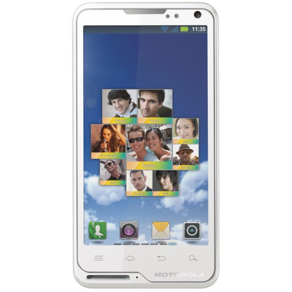 Motorola MOTOLUXE 10.2 cm (4") Single SIM Android 2.3 3G Micro-USB B 1400 mAh White