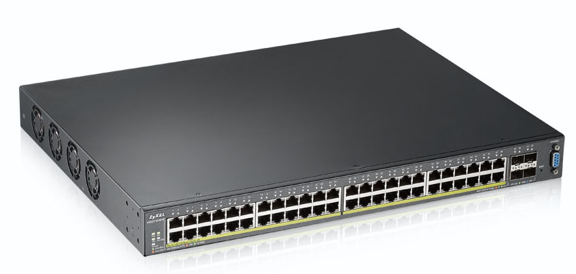 Zyxel XGS2210-52HP Managed L2 Gigabit Ethernet (10/100/1000) Power over Ethernet (PoE) 1U Black – image 2