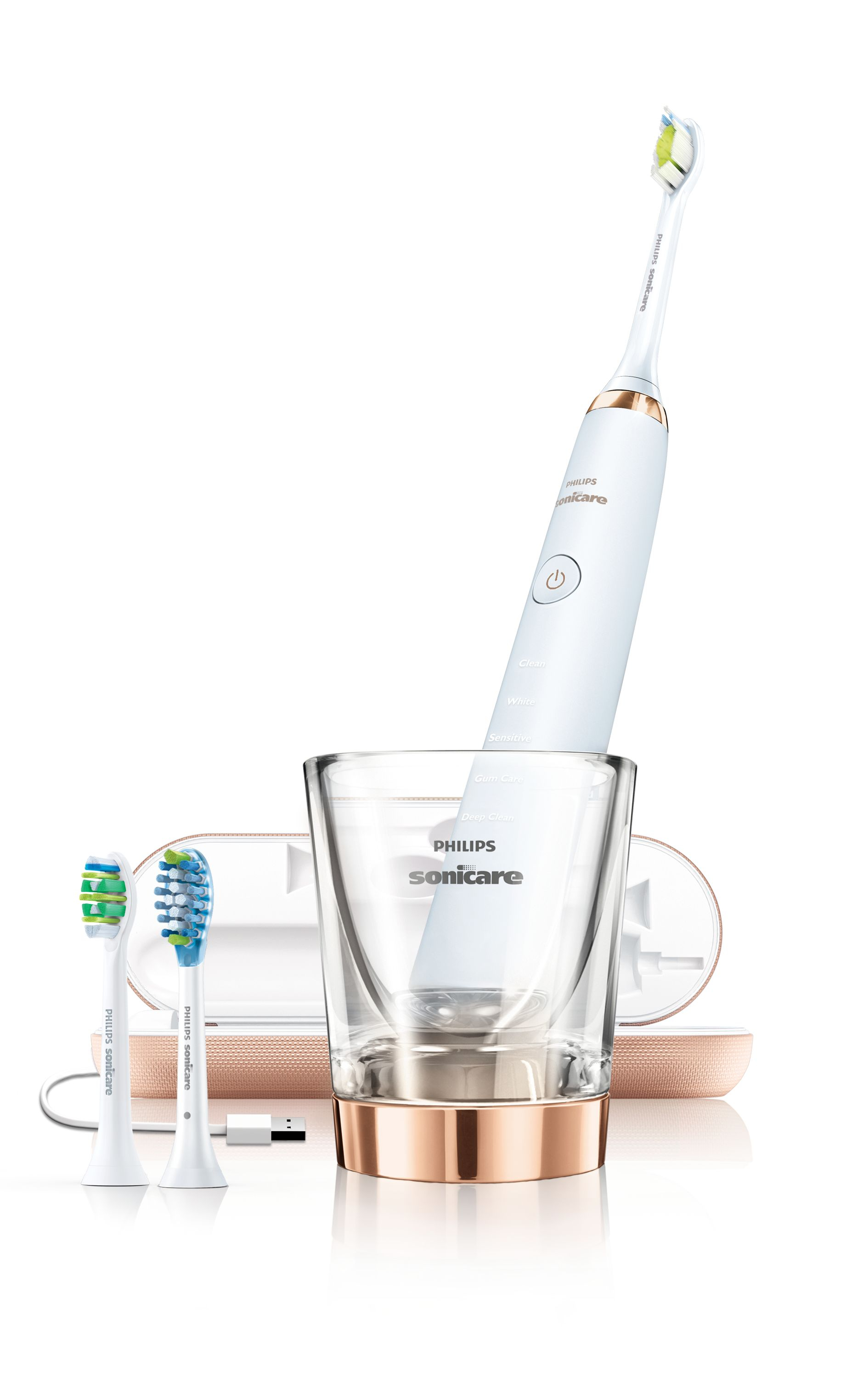 Philips Sonicare DiamondClean HX9392/05 electric toothbrush Adult Sonic toothbrush Pink gold – image 1