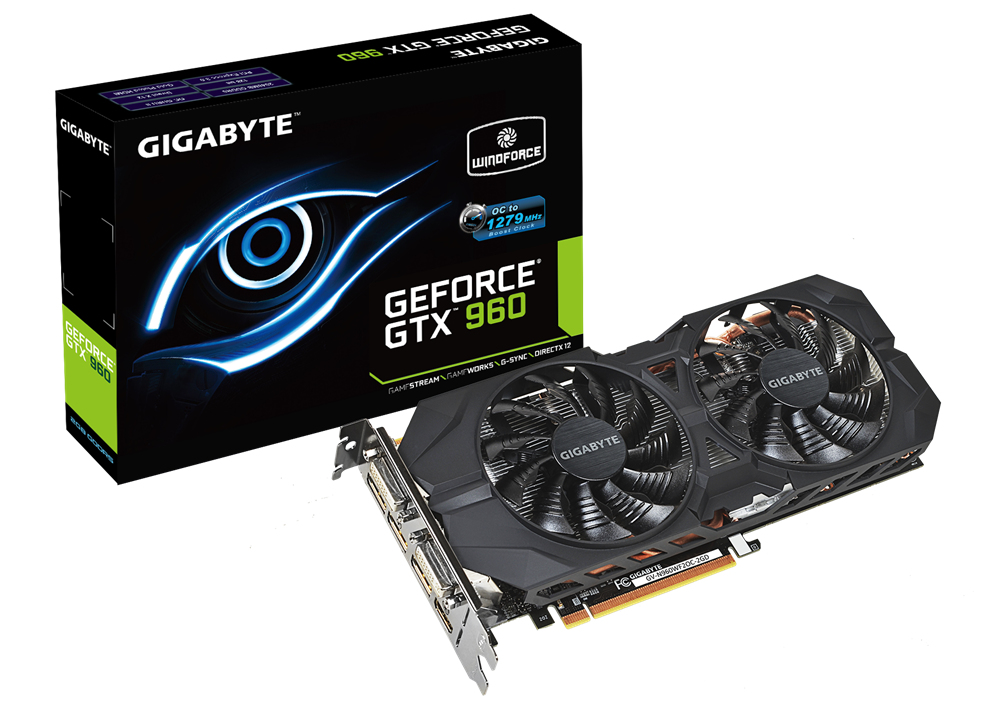 GIGABYTE GV-N960WF2OC-2GD NVIDIA GeForce GTX 960 – image 1