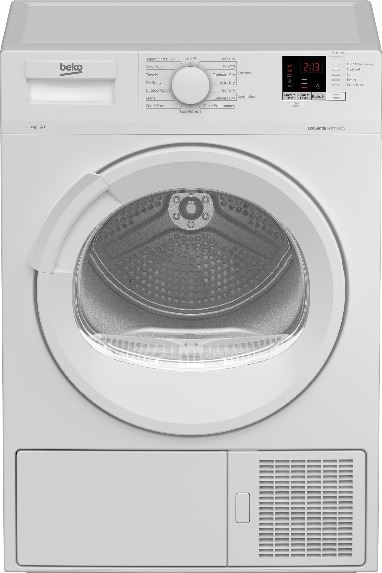 Beko DTLP91151W 9kg Heat Pump Tumble Dryer with Sensor Programmes – image 1