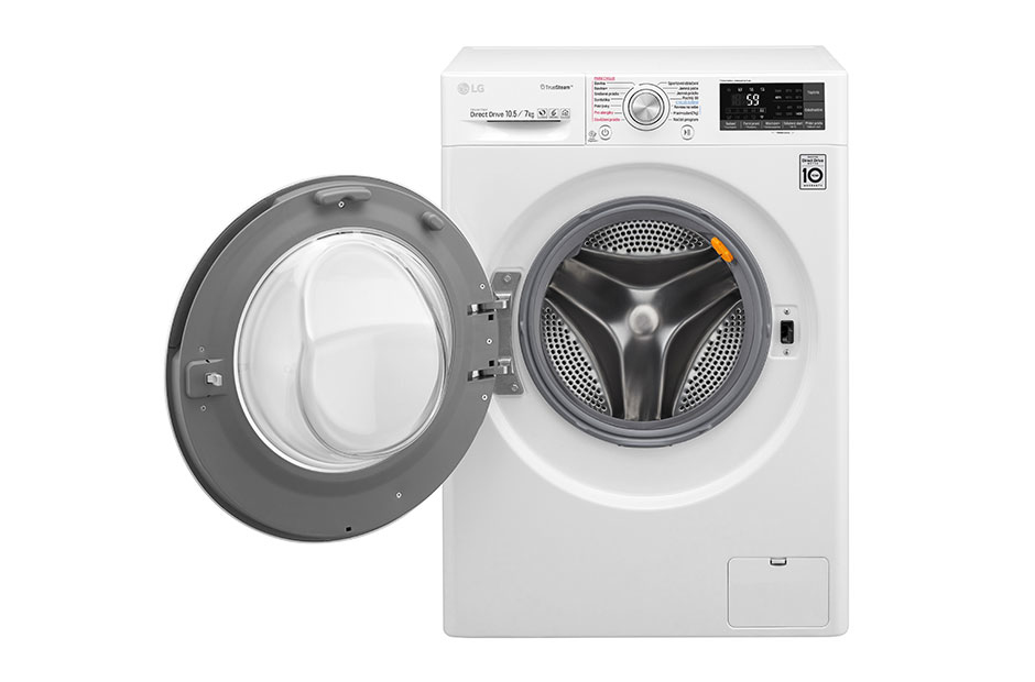 LG F104J8JH2W washer dryer Freestanding Front-load Black, Chrome, White – image 4