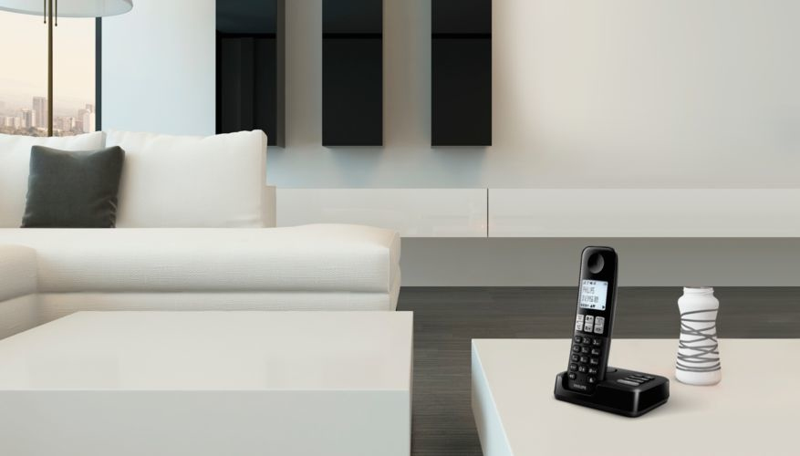 Philips D2501B DECT telephone Caller ID Black – image 7