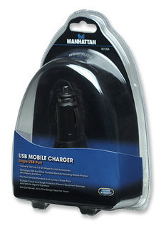 Manhattan 401364 mobile device charger Black Auto – image 7