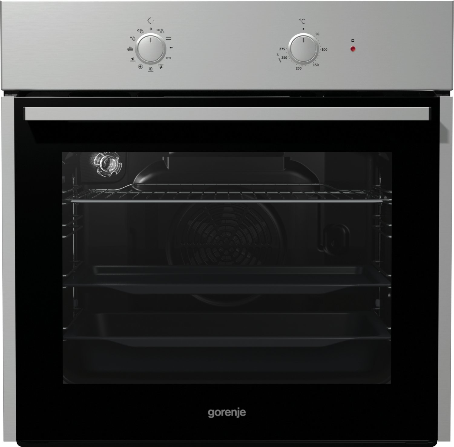 Gorenje BO617E11X 67 L Black, Stainless steel