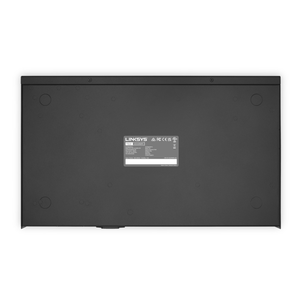 Linksys LGS328MPC network switch Managed L3 Gigabit Ethernet (10/100/1000) Power over Ethernet (PoE) Black, Blue – image 4