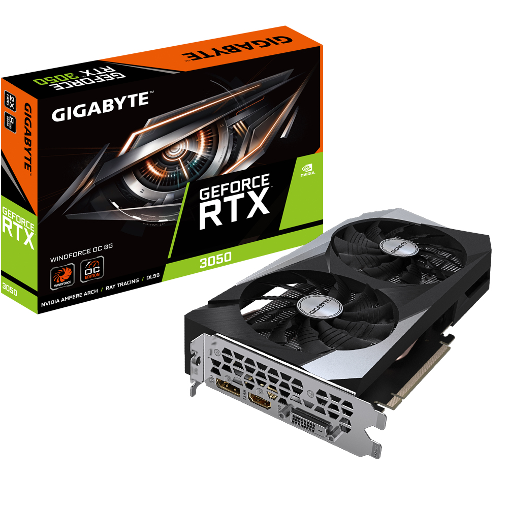 GIGABYTE GeForce RTX 3050 WINDFORCE OC 8G – image 7