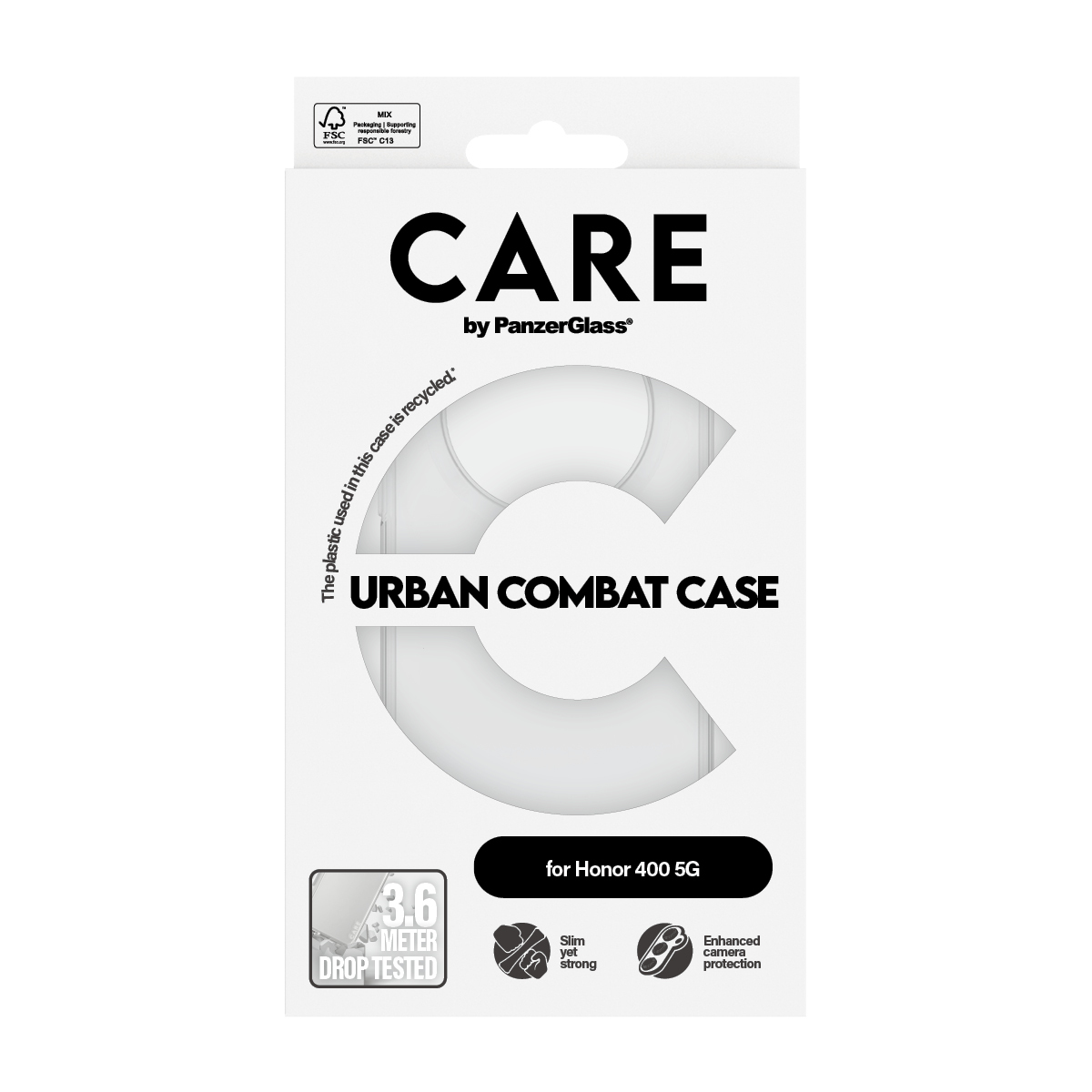 PanzerGlass CARE™ by PanzerGlass® Urban Combat Case Transparent Honor 400 5G – image 3