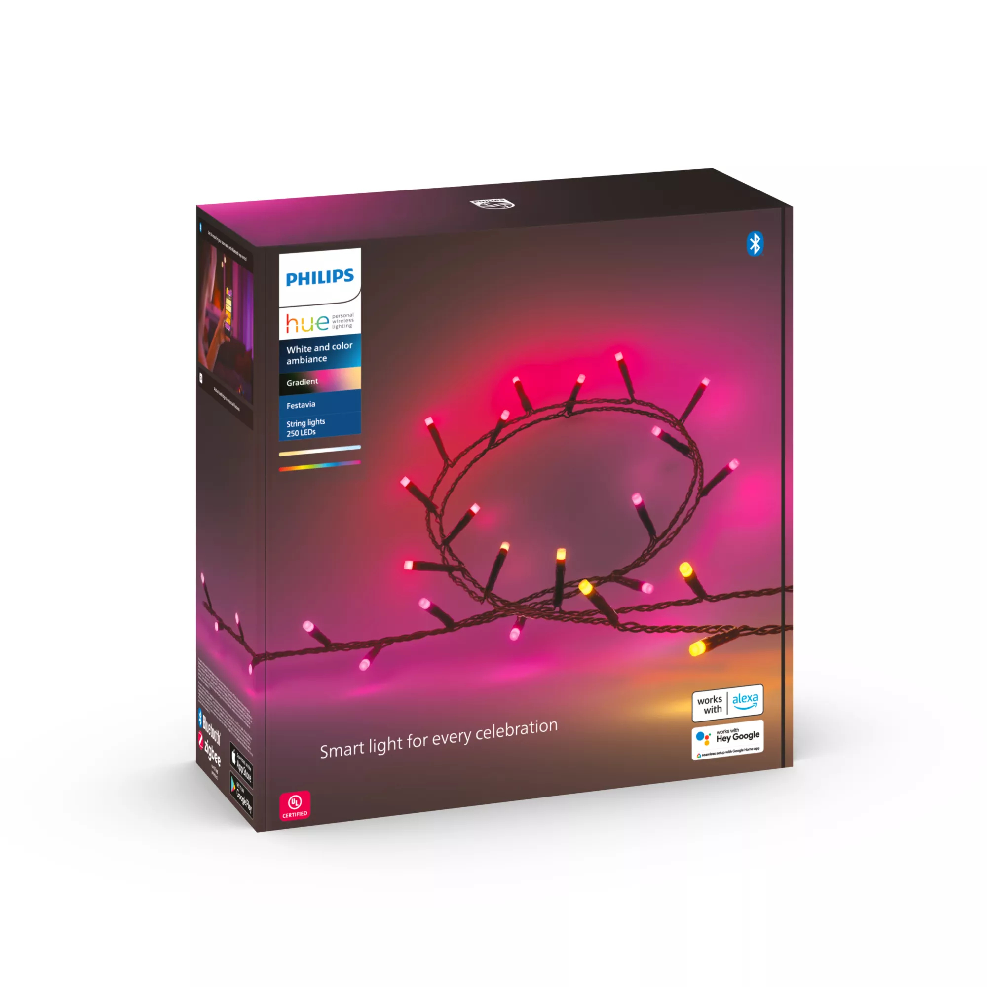 Philips by Signify Philips Hue White and colour ambience 046677580148 smart lighting Smart strip light Bluetooth/Zigbee – image 3