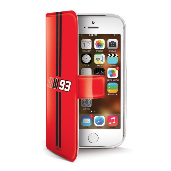 Nilox NXMM93AI5R mobile phone case Folio Red