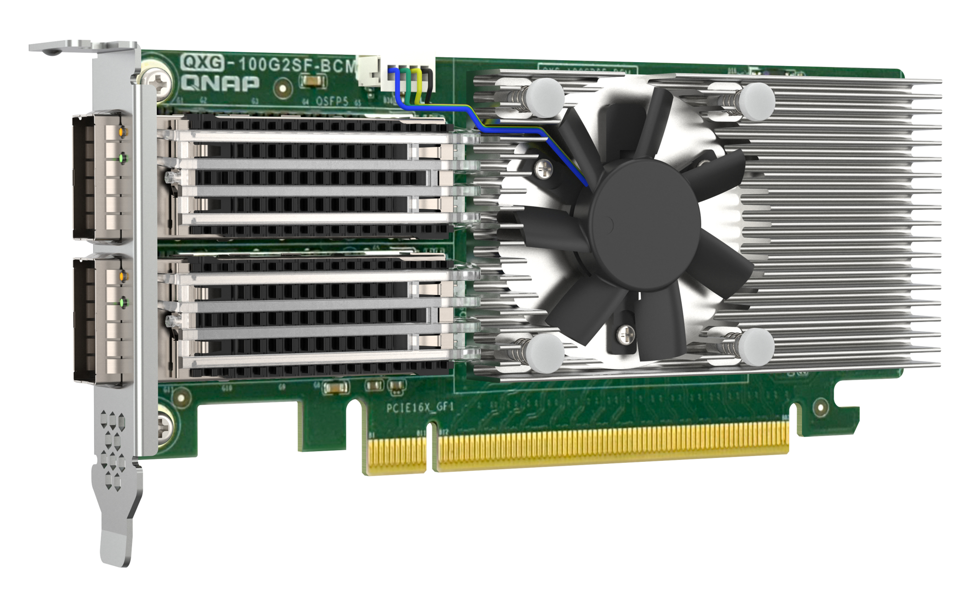 QNAP QXG-100G2SF-BCM network card Internal Fiber 100000 Mbit/s – image 2
