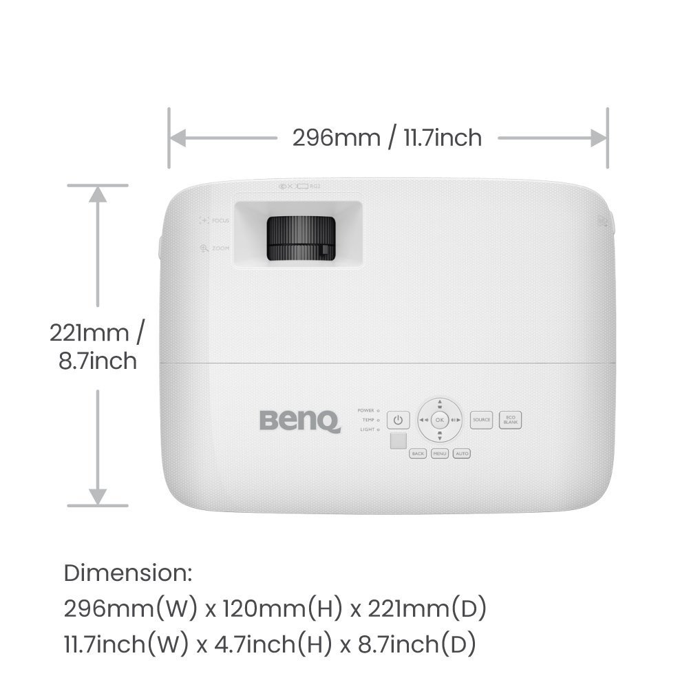 BenQ TH575 Standard throw projector 3800 ANSI lumens DLP 1080p (1920x1080) 3D White – image 6