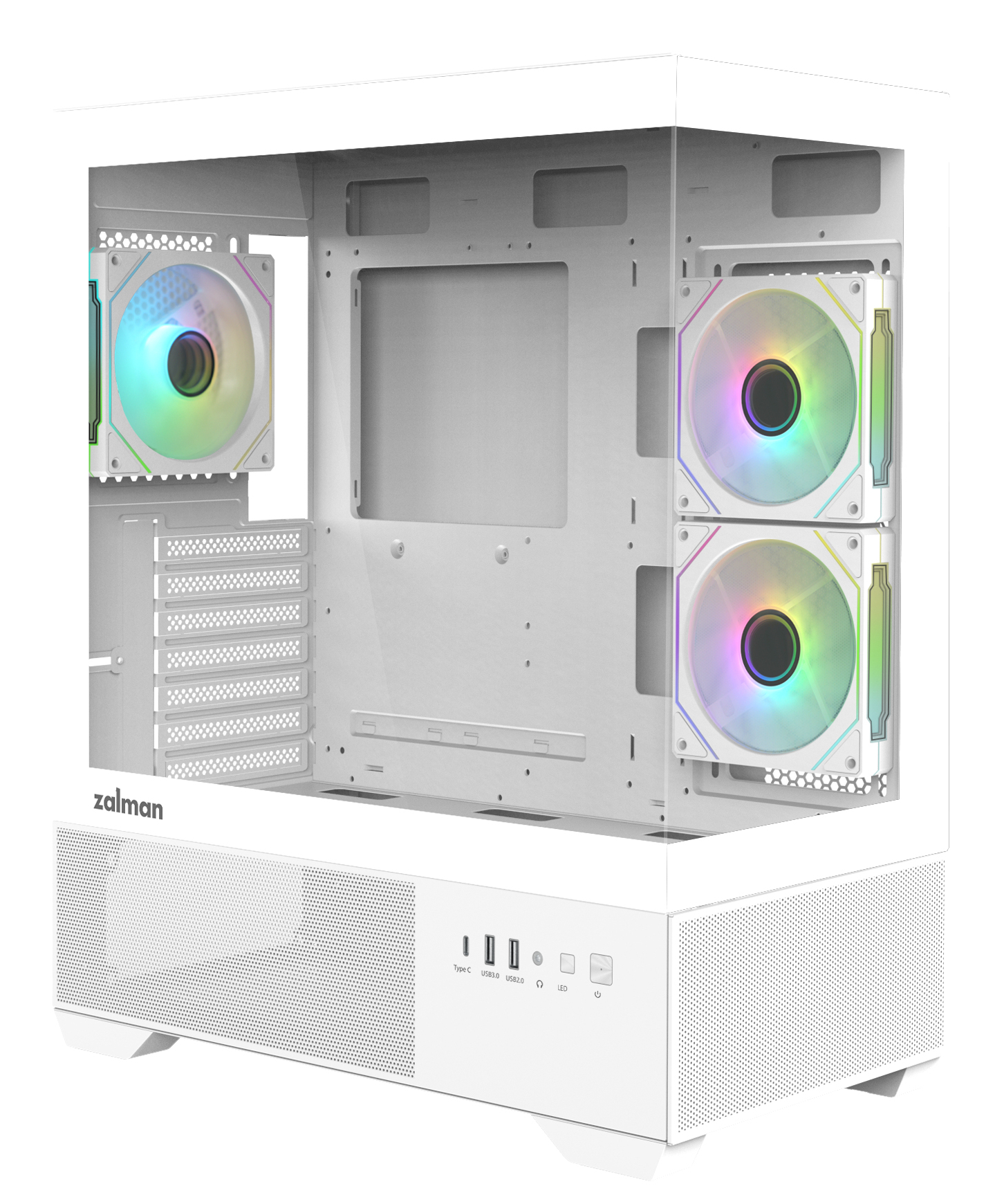 Zalman CHRONIX WHITE Midi Tower image 1
