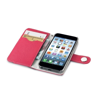 Celly ONDAIPH6PK mobile phone case Folio Red, White – image 3