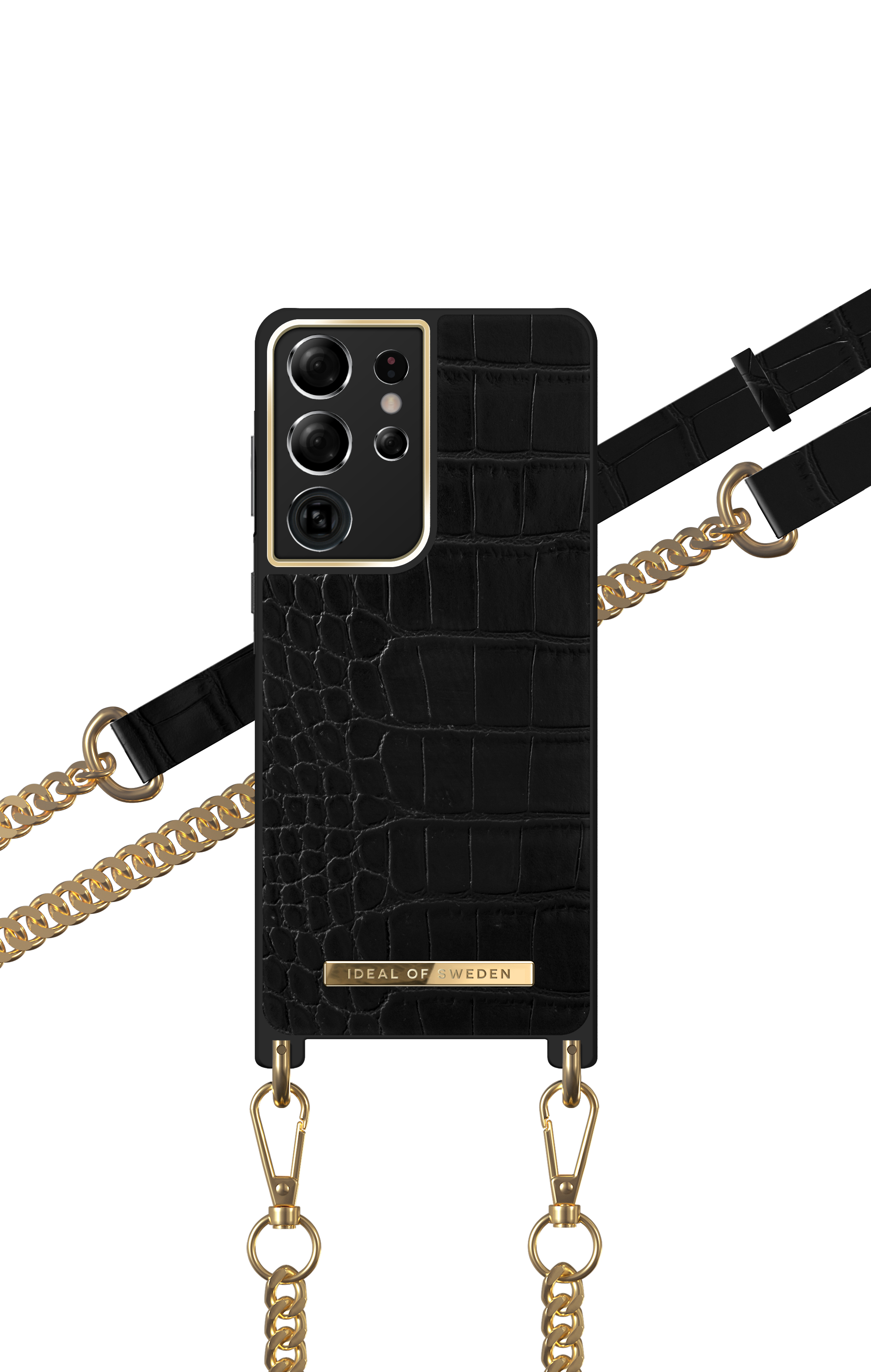 iDeal of Sweden Necklace Case Galaxy S21 Ultra Jet Black Croco – image 4
